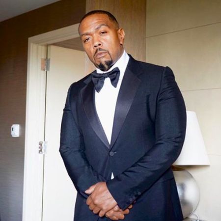 A suited Timbaland