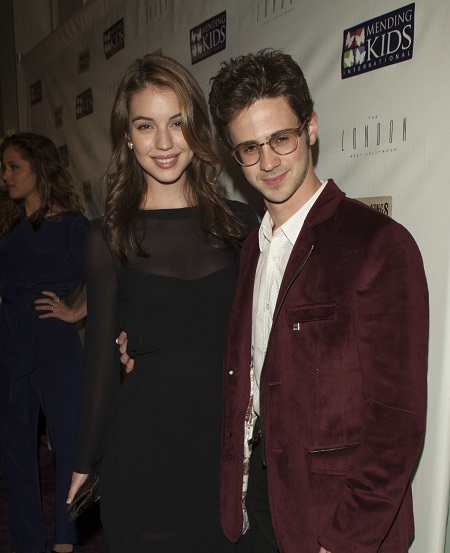 Actors Adelaide Kane and Connor Paolo attend Mending Kids International Celebrity Poker Tournament - Red Carpet at The London Hotel on December 1, 2012, in West Hollywood, California.