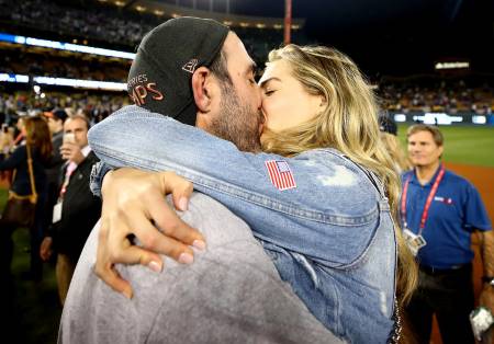 Kate Upton shows off post-baby body in skinny jeans with husband