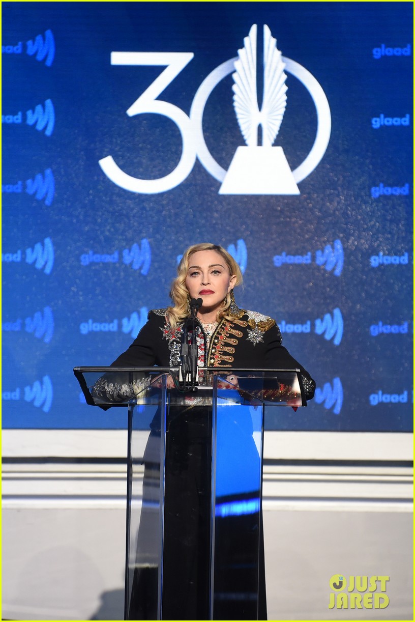 Madonna's Emotional Speech At GLAAD Awards at Manhattan’s Hilton