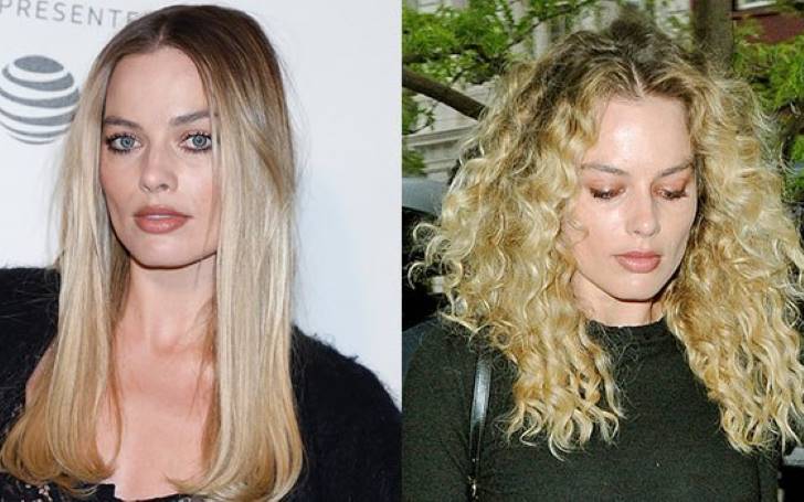 Margot Robbie Looks Unrecognizable With Voluminous Curly Hair