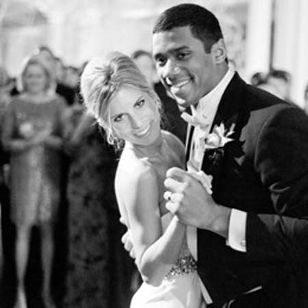 Ashton Meem and Russell Wilson dancing during their marriage.
