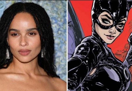 fan rendition of Zoe Kravitz as catwoman.