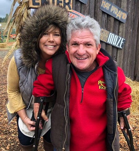 Matt with his girlfriend Caryn from his family farm.