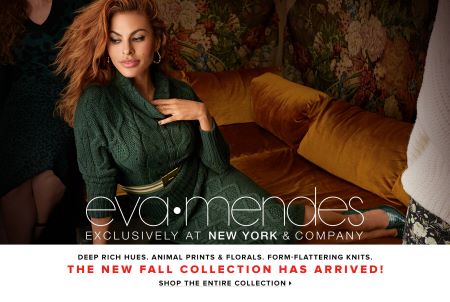 Eva Mendes has been working with NY&Co. for six years now.