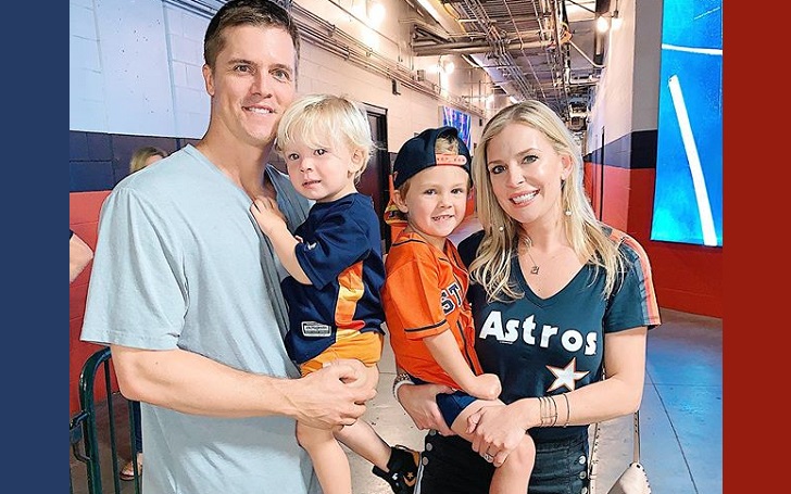 Baseball Wives and Girlfriends — Zack Greinke's wife Emily with their son  Bode.