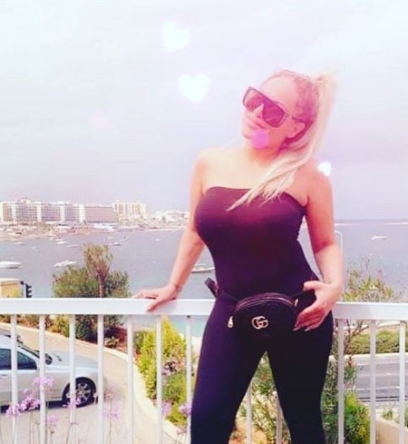 Darcey in black outfit somewhere in Miami.