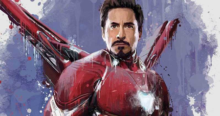 Tony Stark in Iron-Man suit.