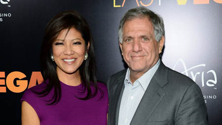 Leslie Moonves was involved in an extra marital affair with Julie Chang.