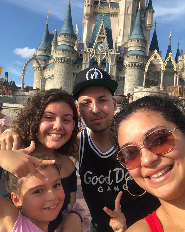 Termanology's Family Goals completed with a visit to Disneyland. Two Daughters and their mom taking a selfie.