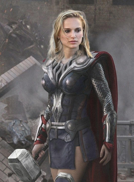 Natalie Portman is playing Lady Thor in the upcoming Thor: Love and Thunder.