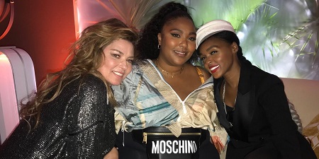 Shania Twain with Lizzo and Janelle Monae.