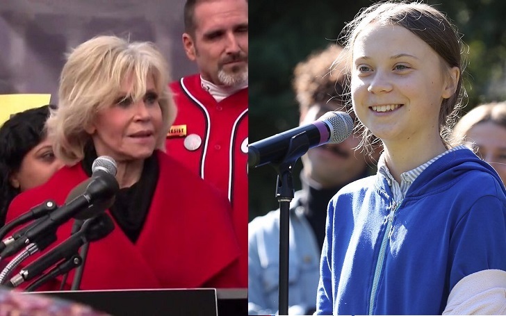 Actress Jane Fonda Is Worried About Greta Thunberg Following Her Own Arrest on Friday