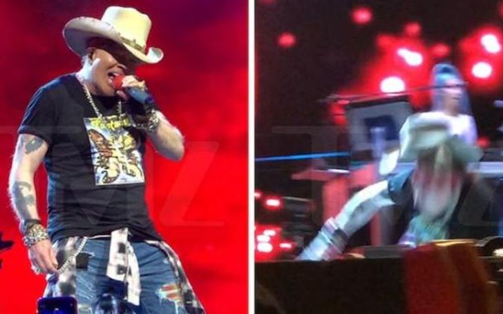 Axl Rose Sustains a Nasty Fall Recently at Guns N' Roses Show; Speaks on their New Album