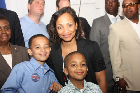 Kennisandra and Hakeem live in Brooklyn with their two sons.