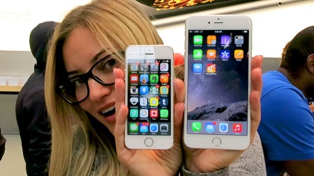 iJustine in one of her iPhone unboxing video on YouTube.