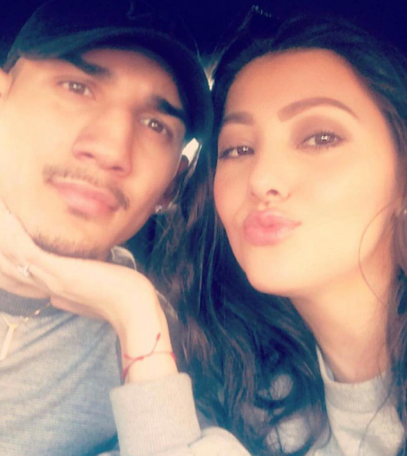 Teofimo Lopez met his future wife Cynthia Lopez on a flight.