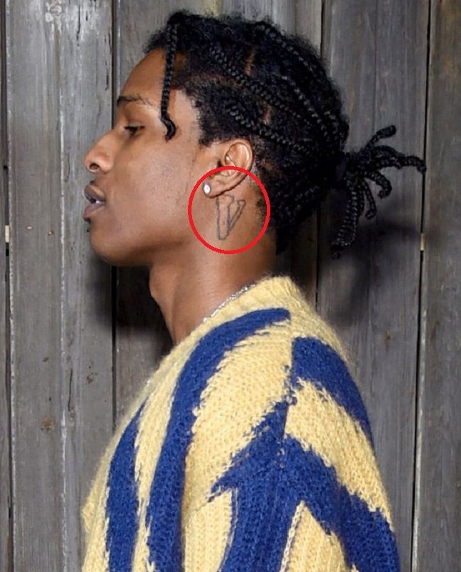 Asap Rocky Tattoos Learn the Entire Meanings of Stomach Tattoo and