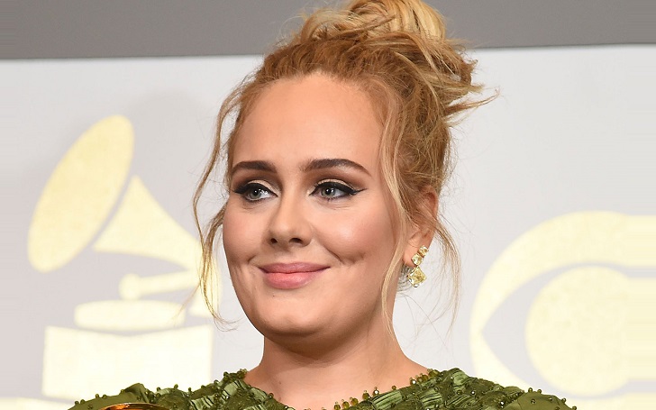 Adele Flaunting Weight Loss Figure at Her Christmas Party with the Grinch and Santa Claus