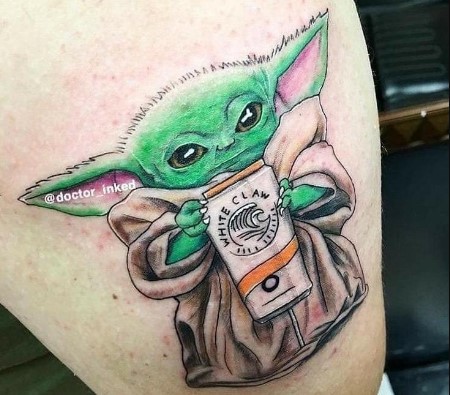 Baby Yoda Tattoo Designs - tattoo design