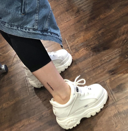 Dove Cameron got matching ankle tattoos with her mother and sister.