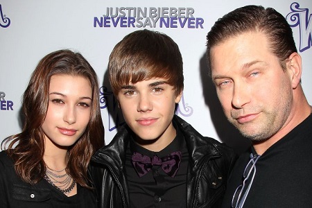 Stephen Baldwin (right) with daughter Hailey Baldwin-Bieber and son-in-law Justin Bieber a long time before their wedding.