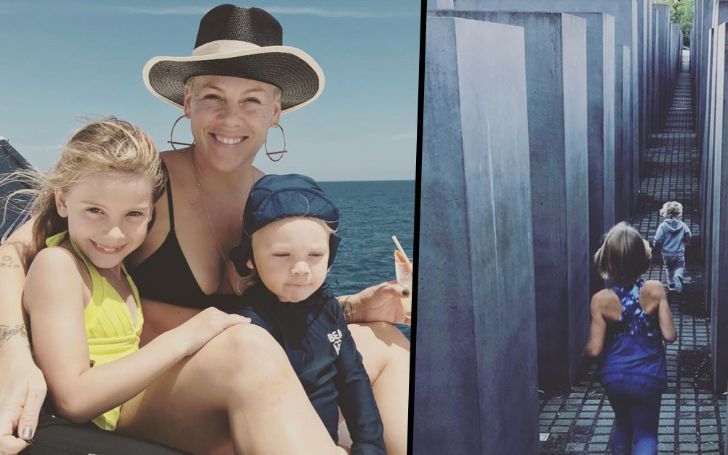 Pink Stands Up For Her Decision To Have Kids Run Around the Holocaust Memorial
