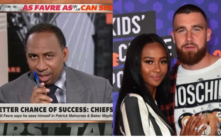 Stephen A. Smith Is A Massive Fan Of Travis Kelce's Girlfriend Kayla Nicole