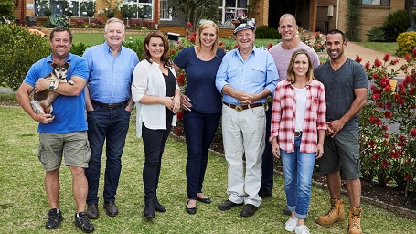 Better Homes and Gardens team Jason Hodges, Graham Ross, Karen Martini, Johanna Griggs, Dr. Harry Cooper, Ed Halmagyi, Tara Dennis and Adam Dovile