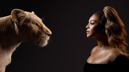 Beyonce is Nala in the live action remake of Lion King.