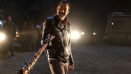 Jeffrey Dean Morgan as Negan.