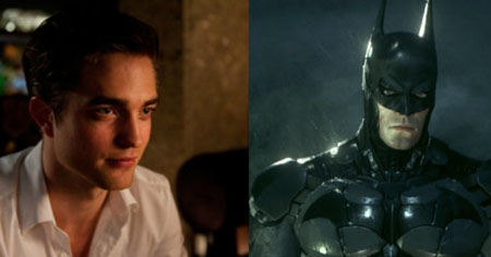 Robert Pattinson as Batman.