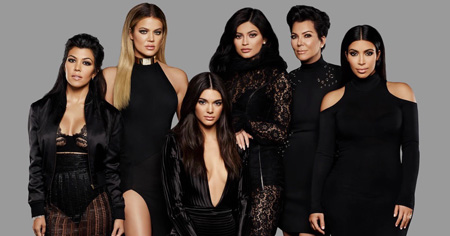 All the Kardashian and Jenner girls together in the poster.