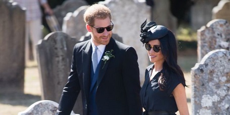 Prince Harry and his wife Meghan Markle attended Harry's childhood friend Charlie van Straubenzee on Meghan's 37th birthday