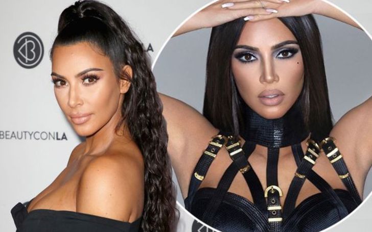 Kim Kardashian Looks Unrecognizable In New '90s Inspired Makeup Launch!