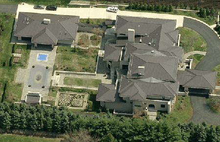 LeBron's house in Akron, Ohio.