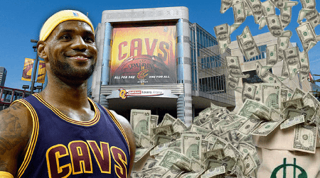 LeBron's earnings from basketball