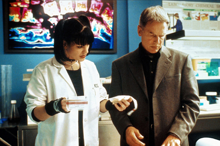 Abby and Gibbs in NCIS.