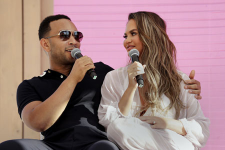 John Legend and Chrissy Teigen.