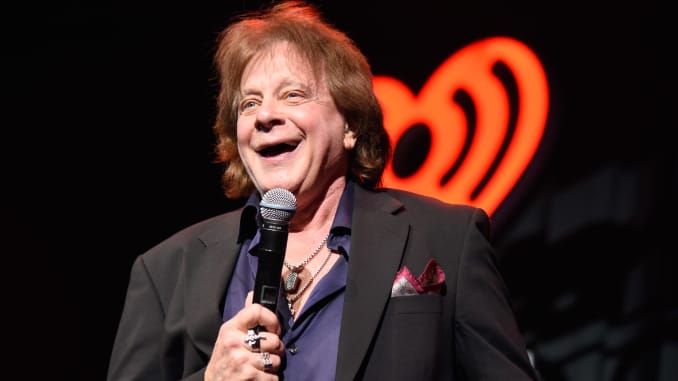 Musician Eddie Money performs on stage during the iHeart80s Party 2017 at SAP Center on January 28, 2017 in San Jose, California.