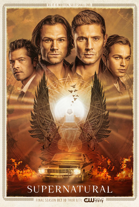 The poster for Supernatural season 15