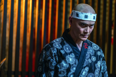 Mark Dacascos in his character.