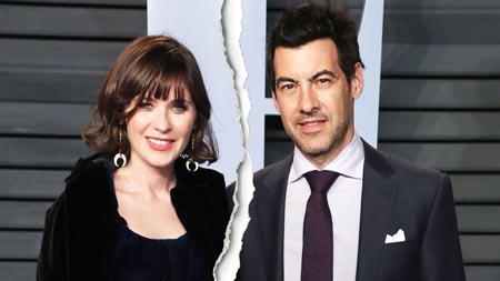 Zooey Deschanel Jacob Pechenik split