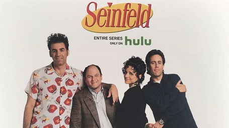 Another Seinfeld poster with Hulu introducing its streaming.