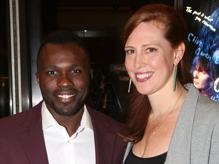 Joshua Henry with his wife Cathryn Stringer