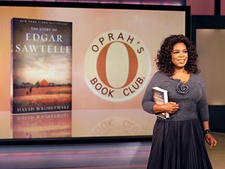 Oprah's Books Club logo and Oprah