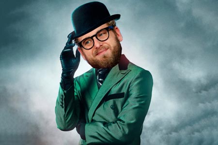 Riddler photoshop with Jonah Hill