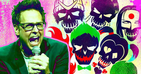 James Gunn edited onto the poster of Suicide Squad