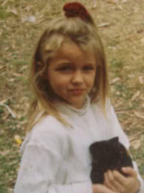 Ruby Rose blonde when she was a child.