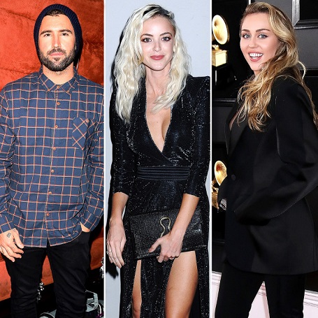 Brody Jenner, Kaitlynn Jenner and Miley Cyrus.